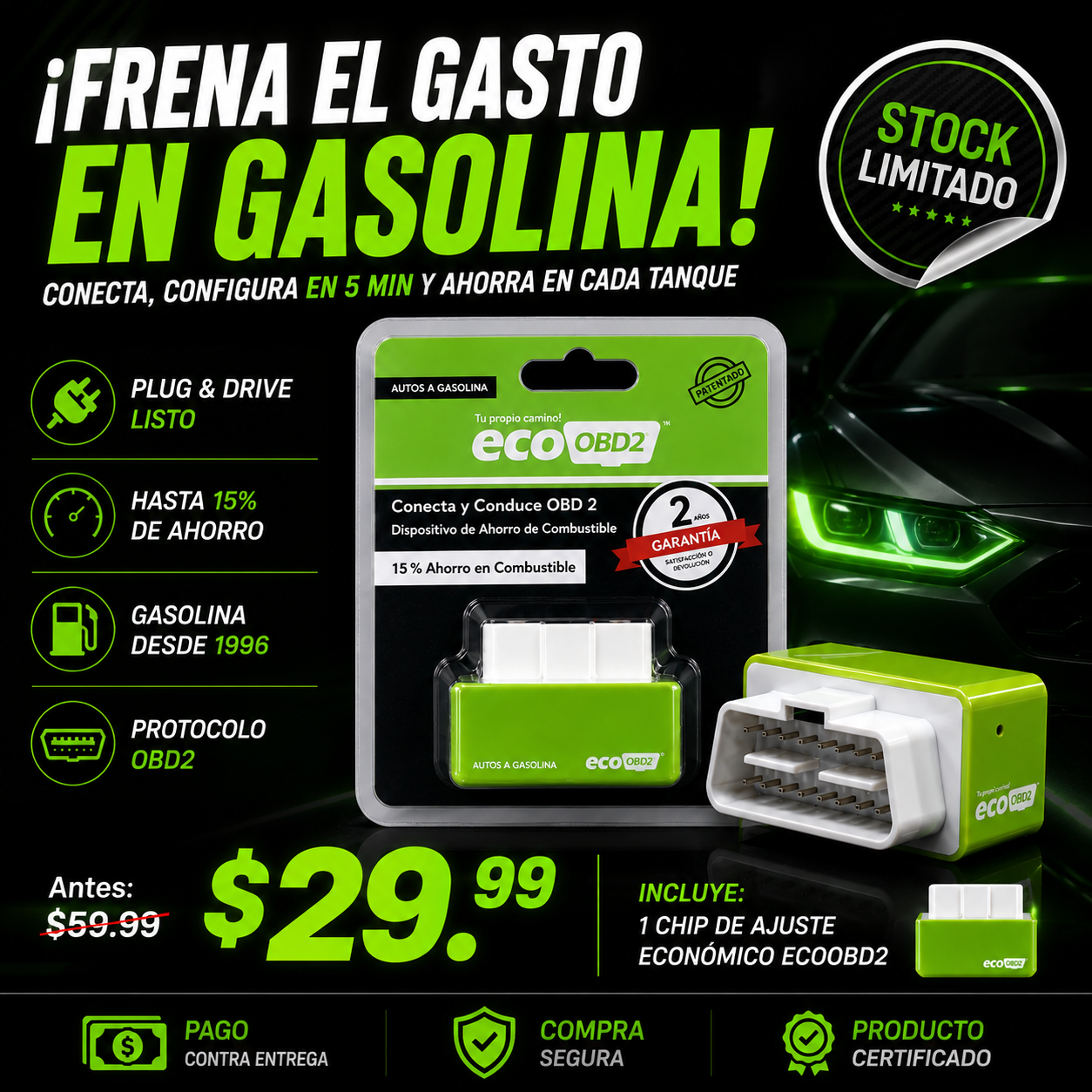 ECO DRIVE - Ahorro de Combustible y mas potencia
