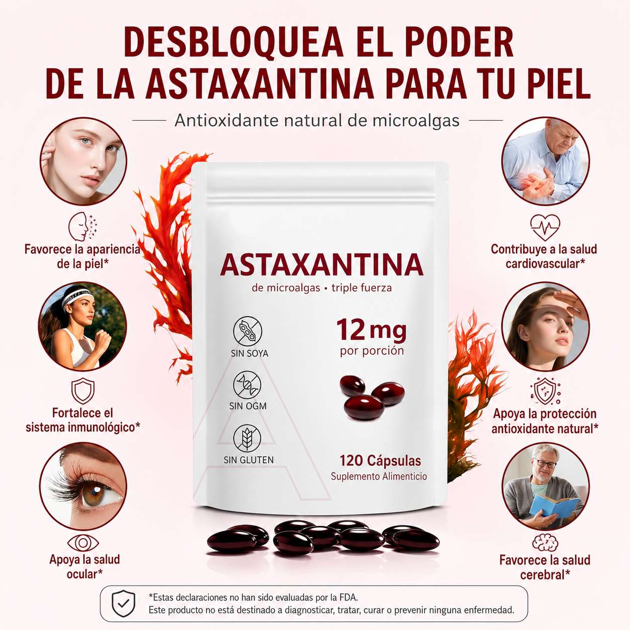 Astaxantina - El Secreto Anti Edad
