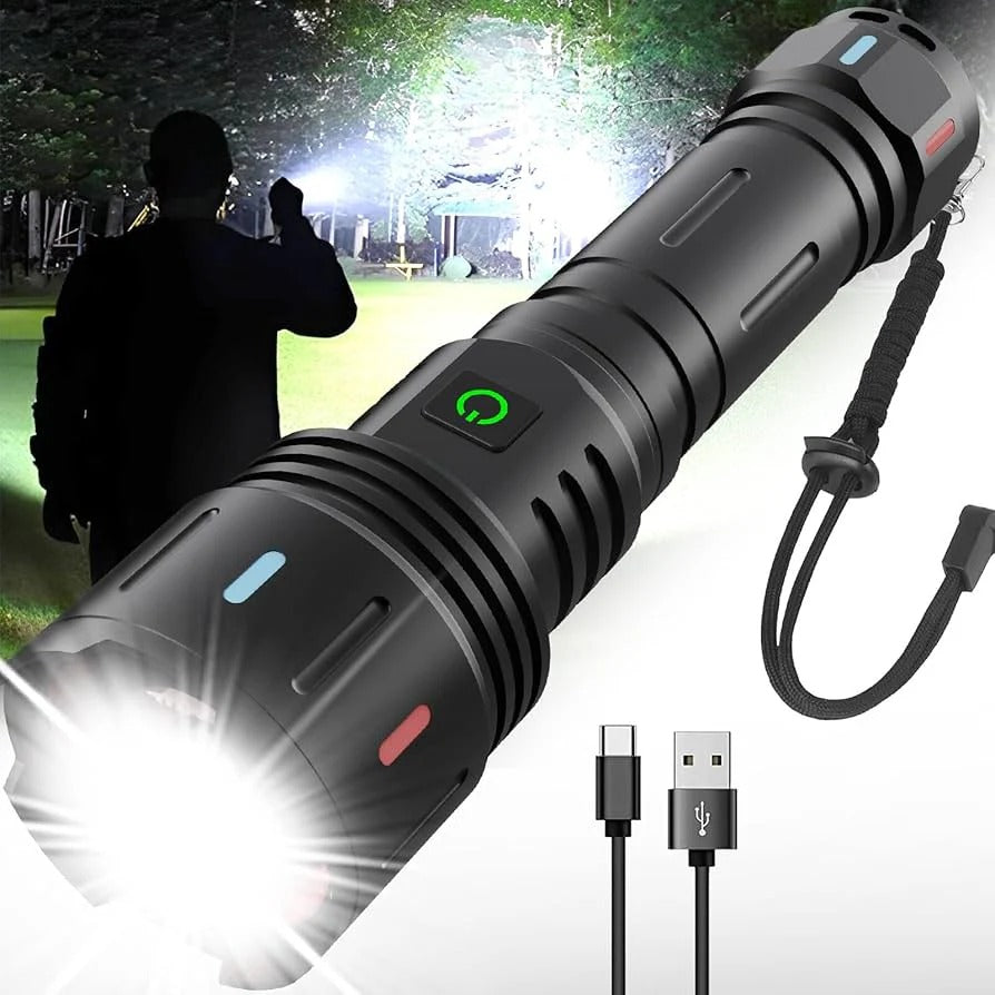 LumenX™ Linterna Exploradora Ultrapotente – Ilumina Hasta en los Momentos Más Oscuros