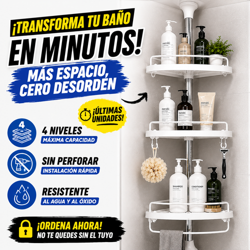 Esquinero Organizador de Baño