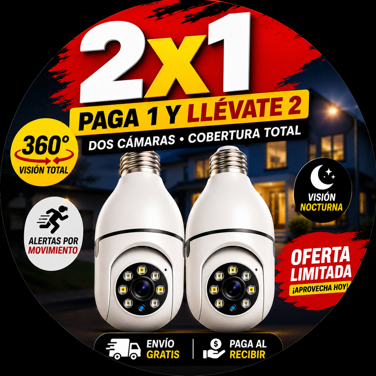 2x1 CamSafe360™ – La revolución en vigilancia casera