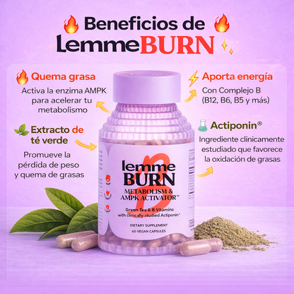 Duo Lemme - Curb & Burn Eliminador de grasa y controlador de antojos