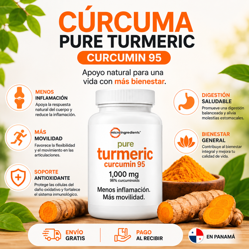 Turmeric Pure Curcumin 120 CAPSULAS
