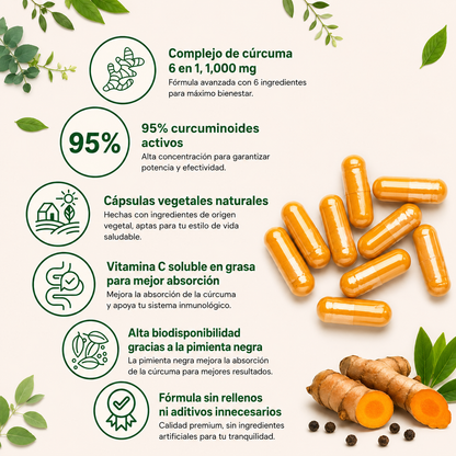 Turmeric Pure Curcumin 120 CAPSULAS