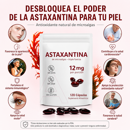 Astaxantina - El Secreto Anti Edad