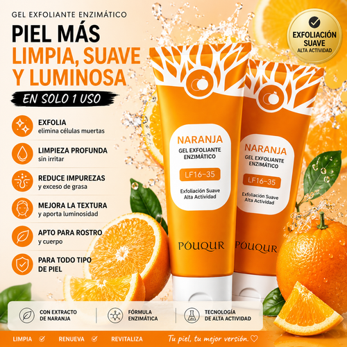 Gel Exfoliante - Piel Suave y luminosa en segundos