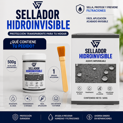 Sellador HidroInvisible™ – Protege Tu Hogar de Filtraciones Sin Romper Ni Gastar de Más