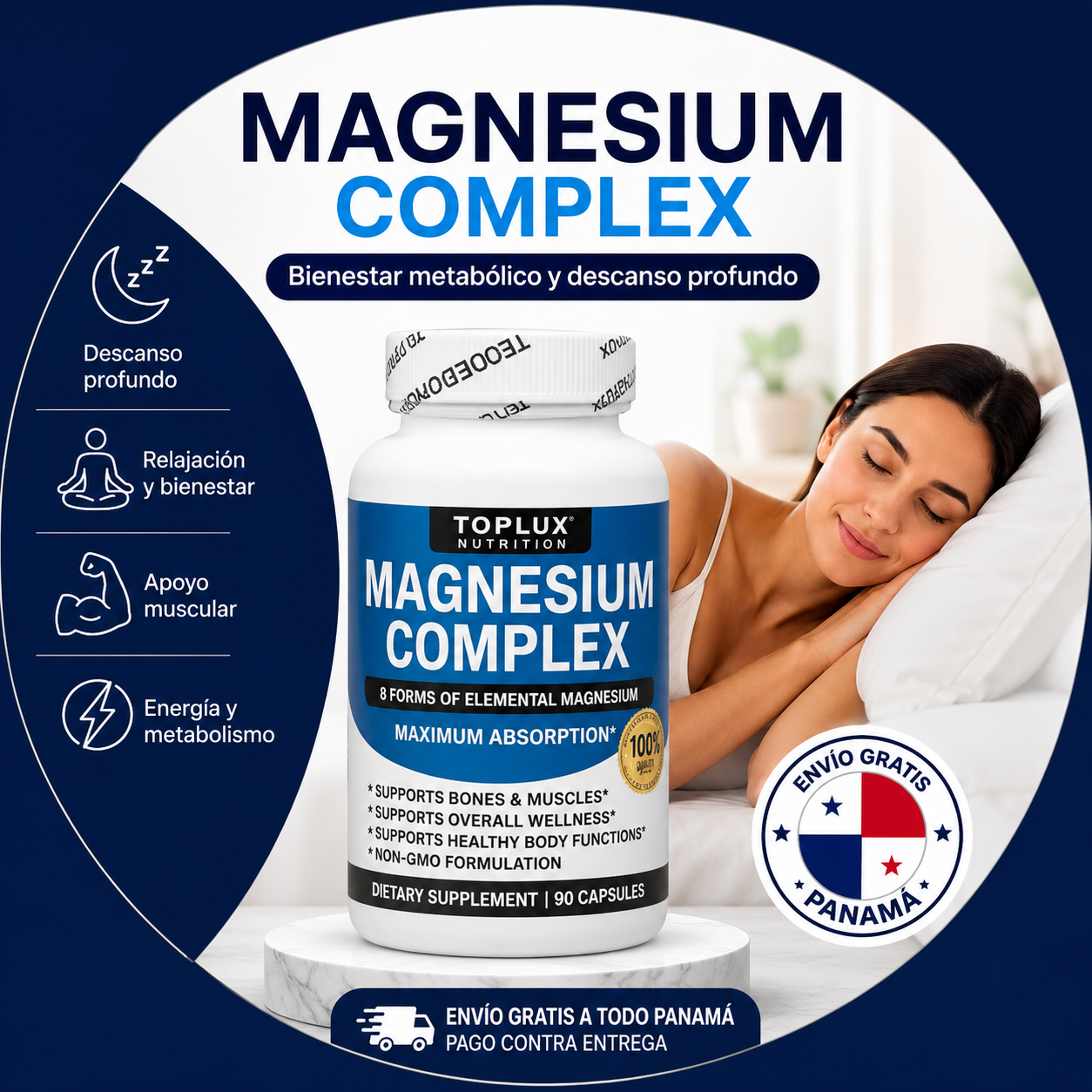 MAGNESIUM COMPLEX™ - Bienestar diario en una sola fórmula