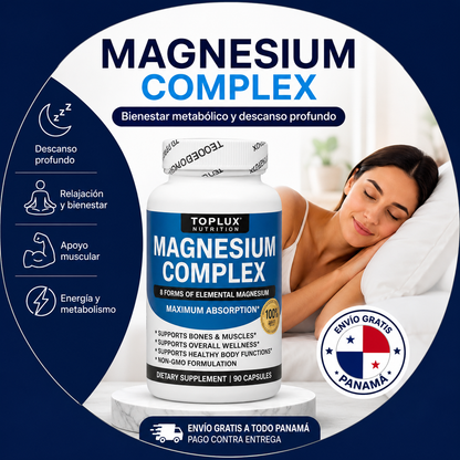 MAGNESIUM COMPLEX™ - Bienestar diario en una sola fórmula