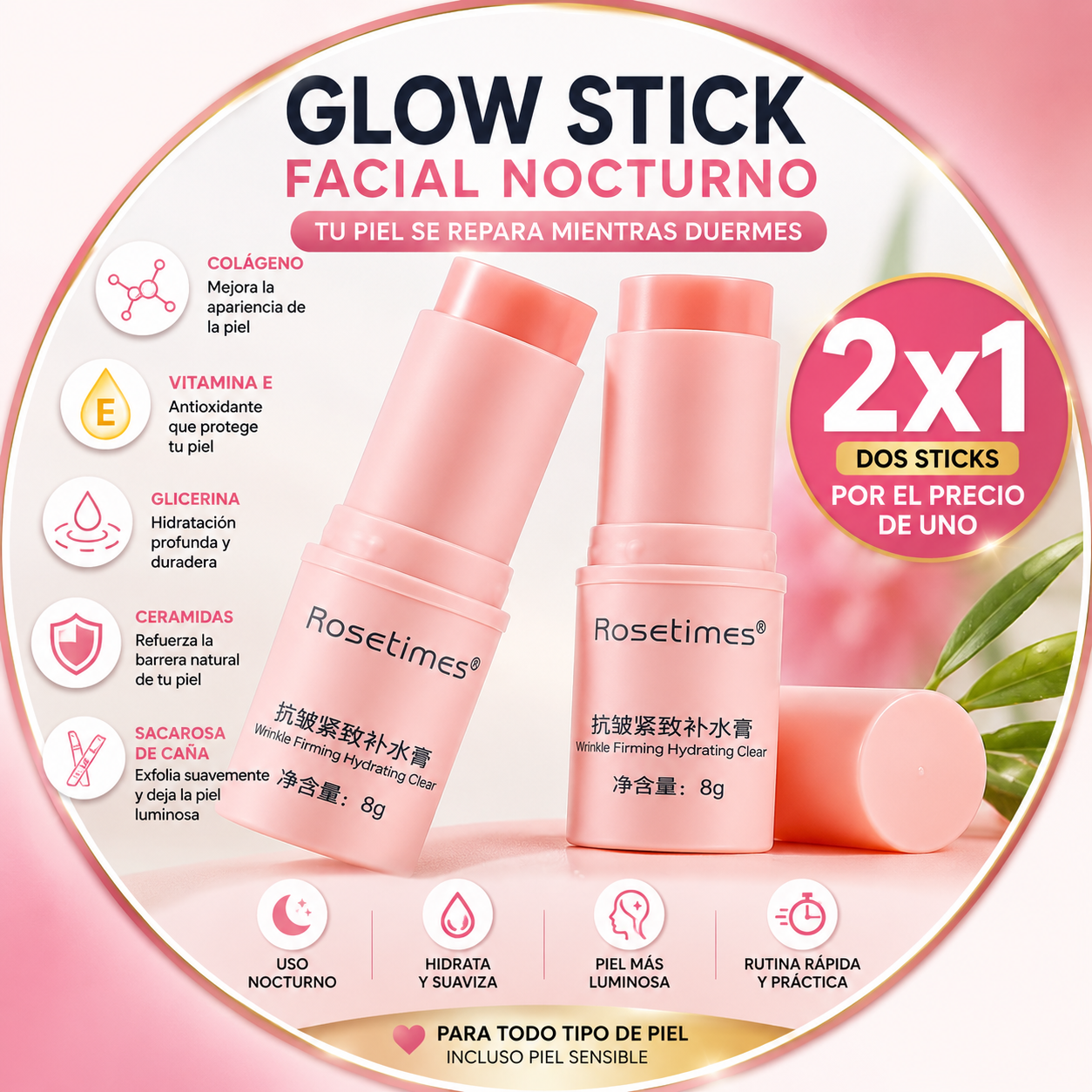 2X1 Rosetimes - Bálsamo coreano Facial Rejuvenecedor