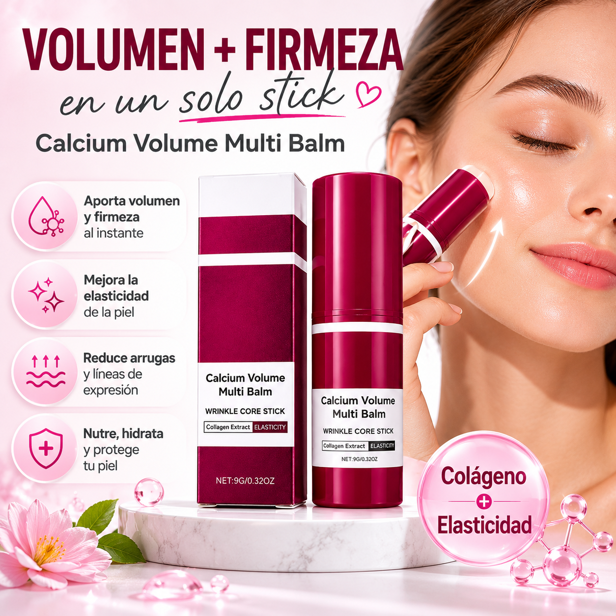 Bálsamo Facial Reafirmante y Voluminizador