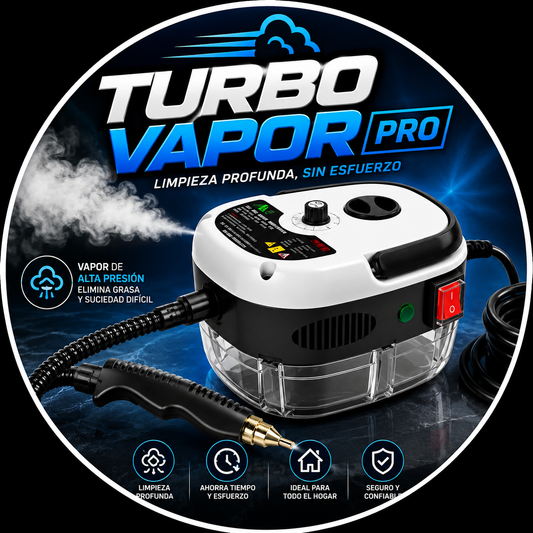 TurboVapor Pro™ - Limpieza profunda en minutos