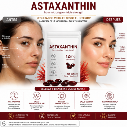 Astaxantina - El Secreto Anti Edad