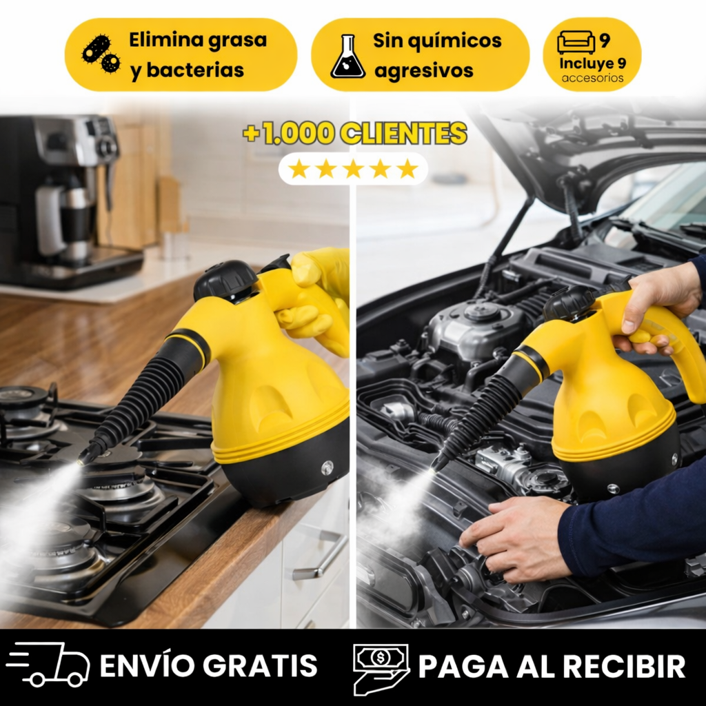 Vaporix Pro™ | Limpieza Profunda Sin Restregar