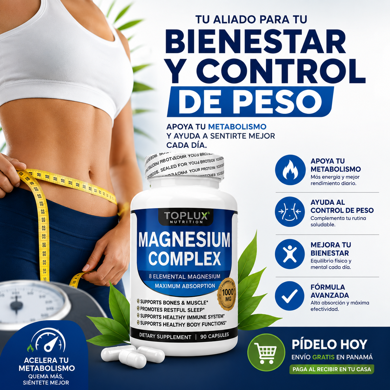 MAGNESIUM COMPLEX™ - Bienestar diario en una sola fórmula