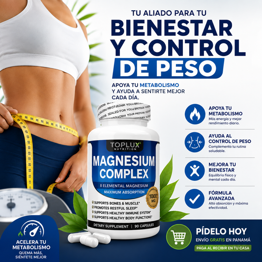 MAGNESIUM COMPLEX™ - Bienestar diario en una sola fórmula