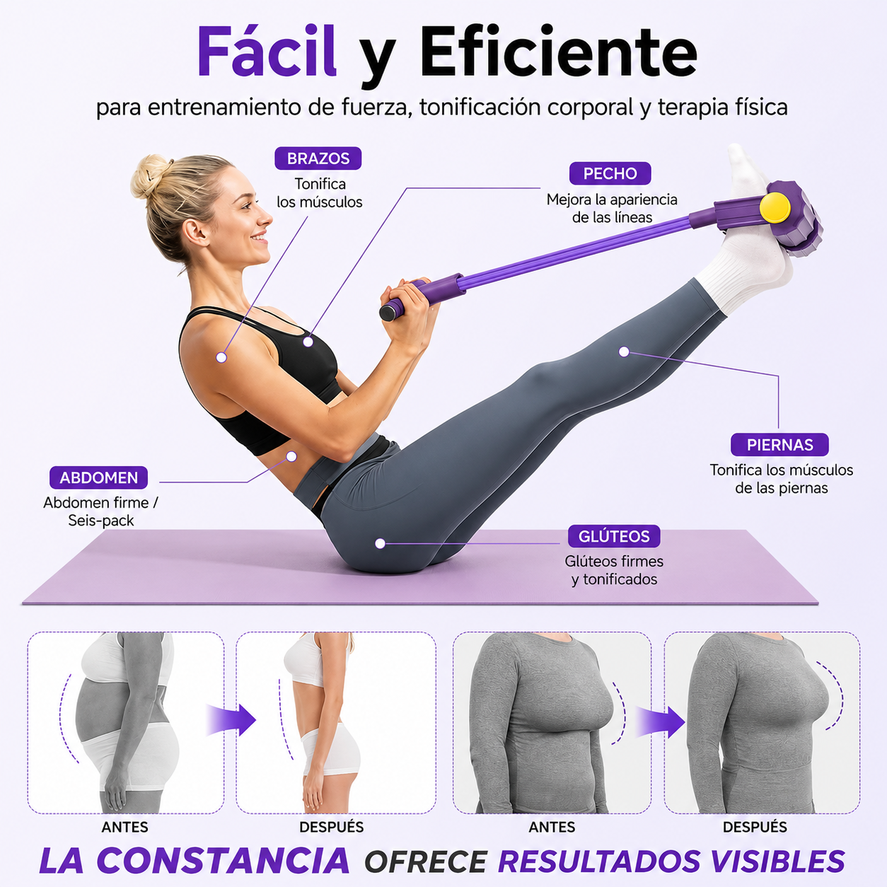 Banda Elástica con Pedales FitFlex™