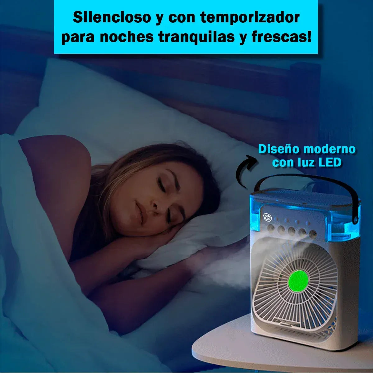 Mini Aire Portátil AquaFresco™: Refrescá Tu Espacio al Instante