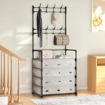 Organizador Multifuncional Zapatos + Perchero