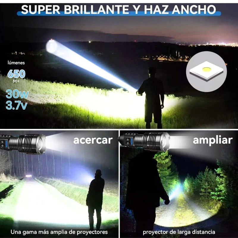 LumenX™ Linterna Exploradora Ultrapotente – Ilumina Hasta en los Momentos Más Oscuros