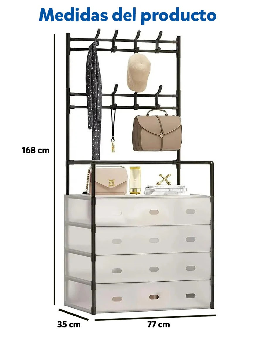 Organizador Multifuncional Zapatos + Perchero