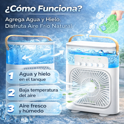 Mini Aire Portátil AquaFresco™: Refrescá Tu Espacio al Instante
